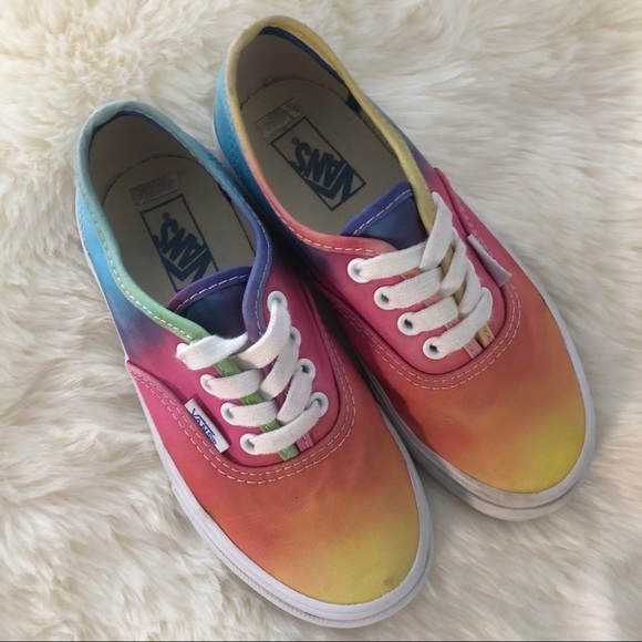rainbow girls vans